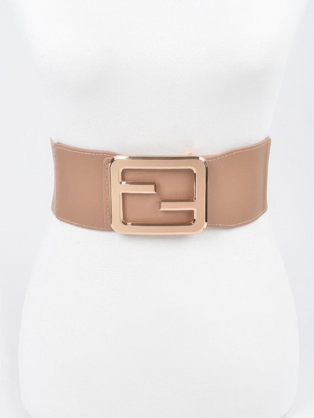 Metal Buckle Elastic Belt